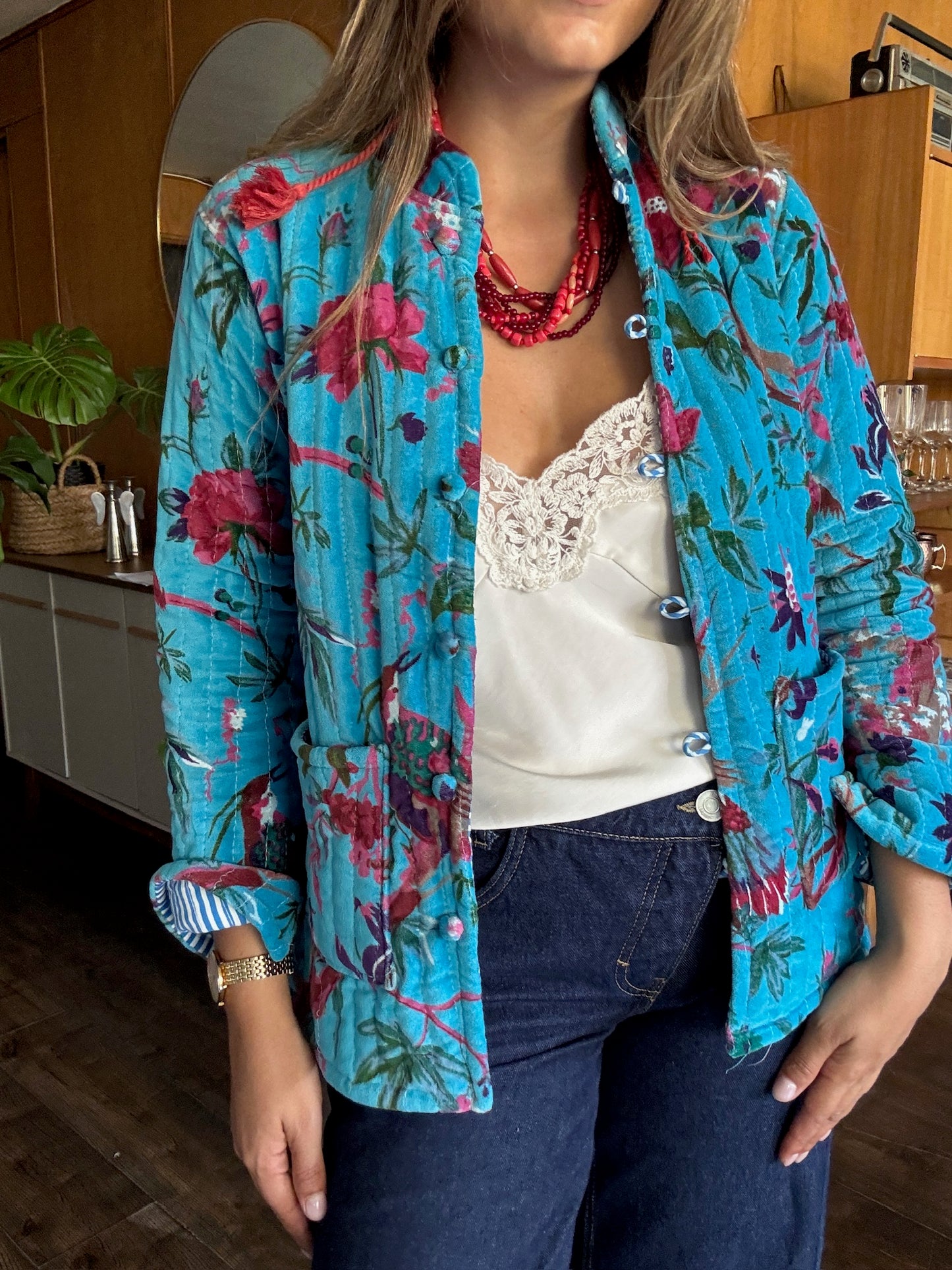 Chaqueta cuello mao