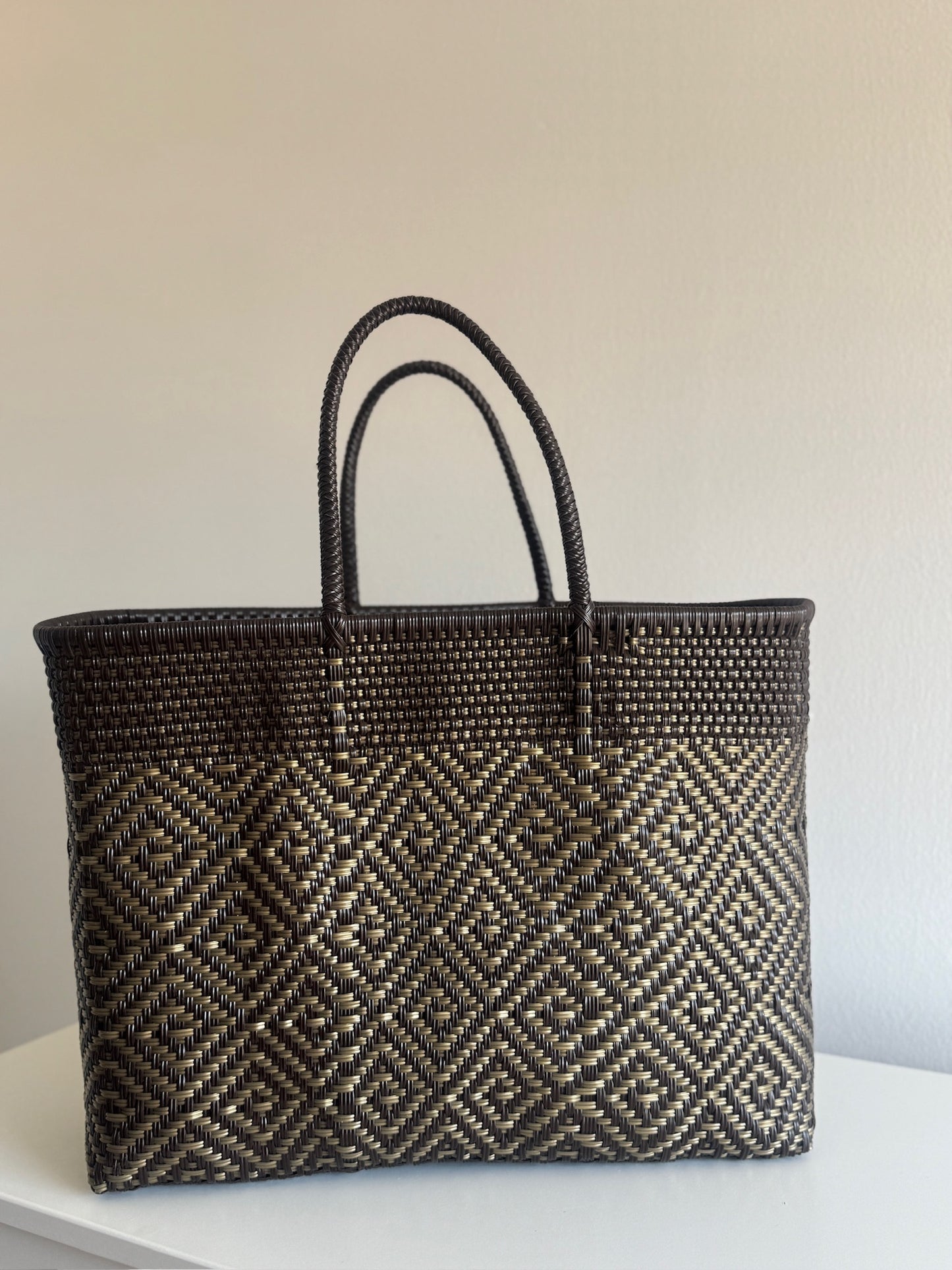 Cartera Asa Corta Café