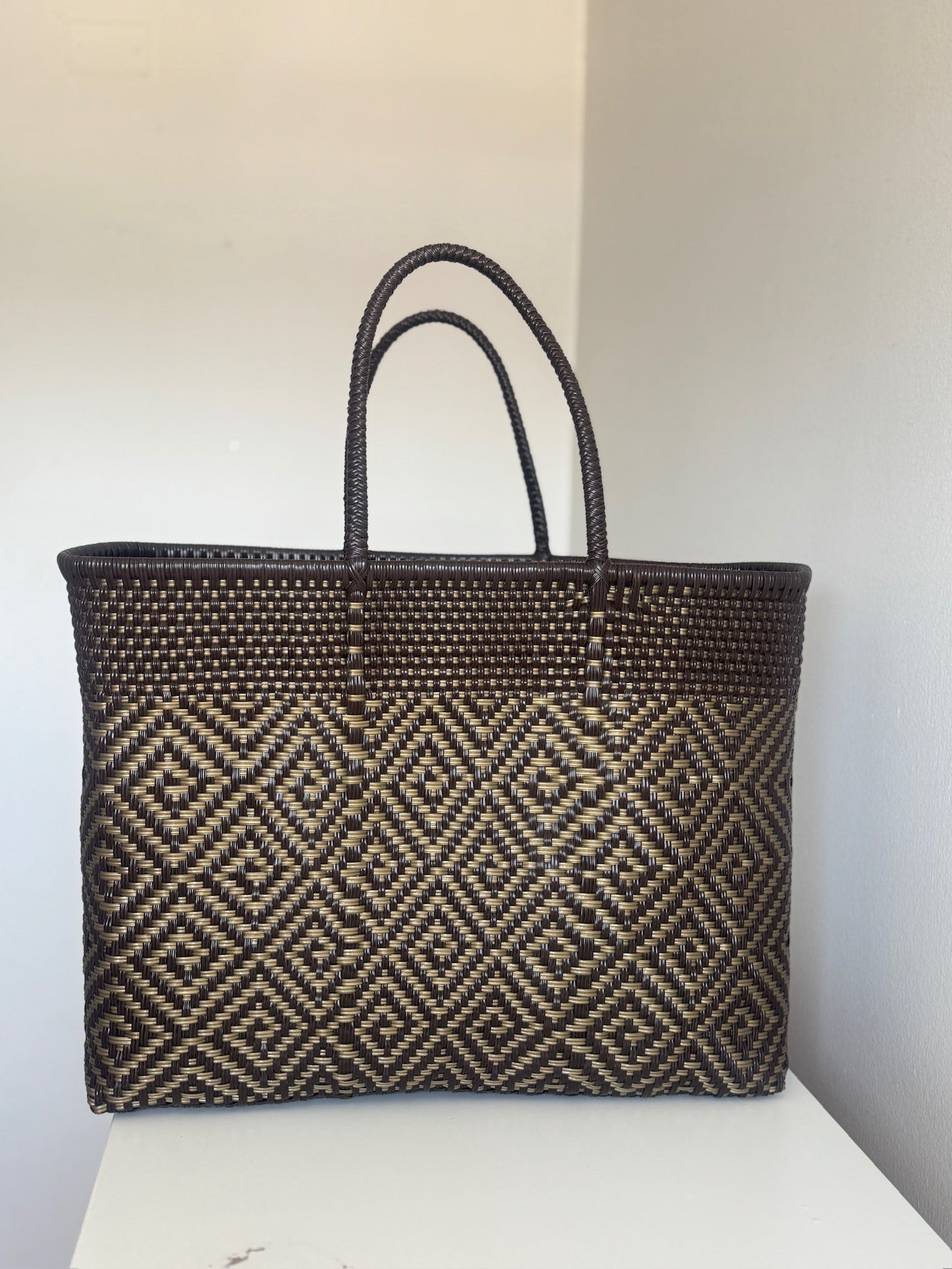 Cartera Asa Corta Café